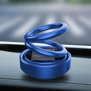 Solar Perfume for car in Blue Plastic