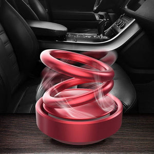 Solar Perfume for car in Red Plastic