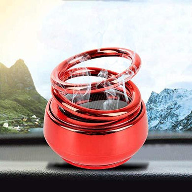 Solar Perfume for car in Red Plastic
