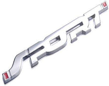 Load image into Gallery viewer, Sport metal logo in chrome 