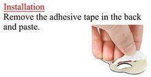 Load image into Gallery viewer, Installation Sport metal logo remove the adhesive tape in the back and paste