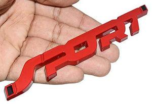 3D Sport logo in red colour