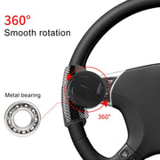 360° smooth rotation for steering knob of car