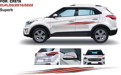 Graphics sticker for Hyundai creta