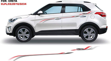 Graphics sticker for Hyundai Creta