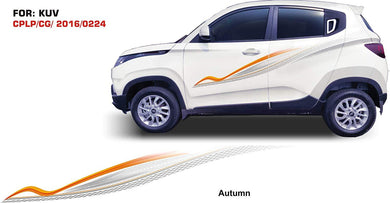 Graphics sticker for Mahindra Kuv 100