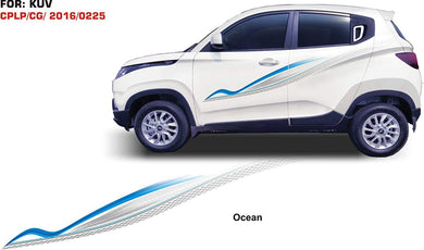 Graphics sticker for Mahindra Kuv 100