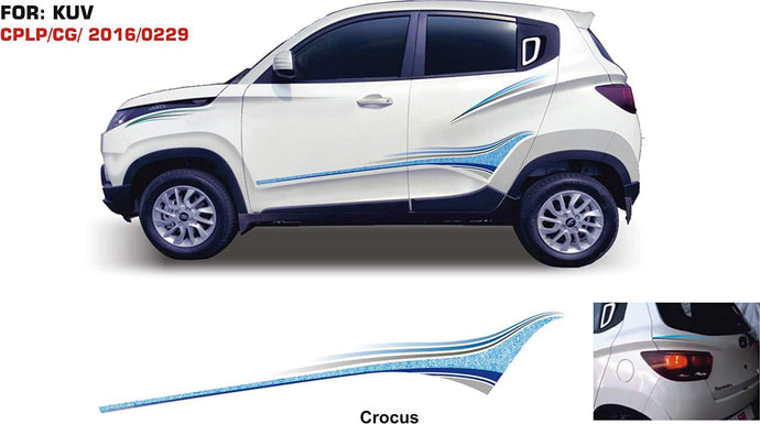 Graphics sticker for Mahindra Kuv 100