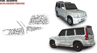 Graphics Stickers for mahindra scorpio M-hawk