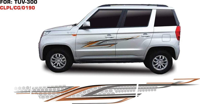 Graphics sticker for mahindra Tuv 300