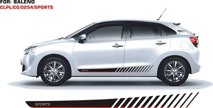 Graphics sticker for Maruti suzuki new baleno