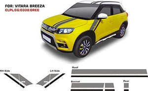 Graphics sticker for maruti suzuki vitara brezza