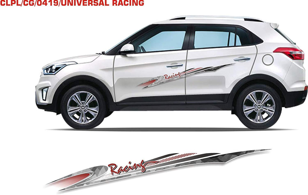 Car Side Decal Full Body Racing Sticker Graphics For All Cars Creta ...