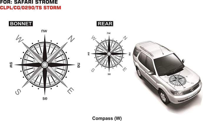 Graphics sticker for tata safari storme