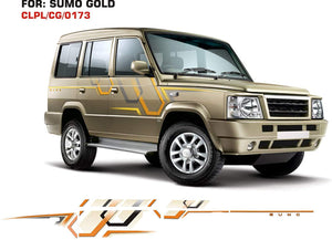 Graphics sticker for tata sumo gold