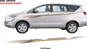 Graphics sticker for toyota innova crysta
