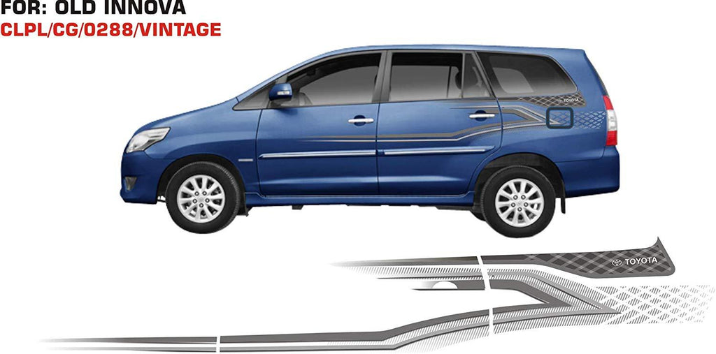 Car Side Decal Full Body Sticker Graphics For Innova All Models – Automaze
