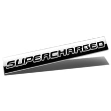 Load image into Gallery viewer, Black Supercharged logo for all car