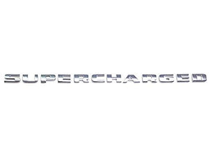 Chrome Supercharged logo for all car