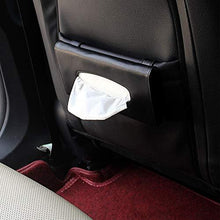 Load image into Gallery viewer, Black tissue box holder installed in car
