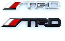 Load image into Gallery viewer, trd racing sport logo in silver colour