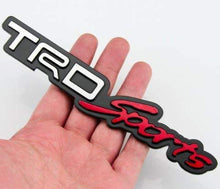 Load image into Gallery viewer, trd sport logo for all toyota car in red chrome colour