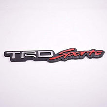 Load image into Gallery viewer, trd sport logo for all toyota car in red chrome colour