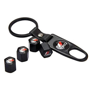 trd valve cap with keychain for all cars