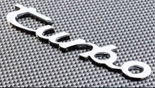 Load image into Gallery viewer, turbo metal logo in chrome colour