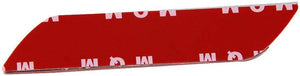 turbo metal logo with 3m tape in red colour
