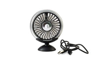 Load image into Gallery viewer, Silver USB Fan for car