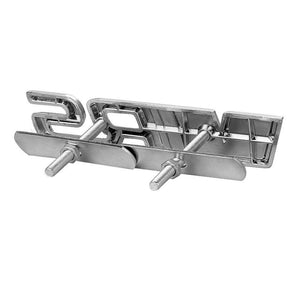VRS Metal logo with screw