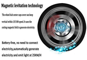 Magnetic levitation technology in wheel center cap for honda 
