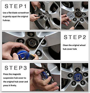 How to install wheel cover cap on honda car