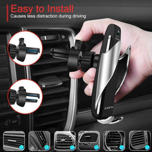 Load image into Gallery viewer, easy to install wireless mobile charger in car