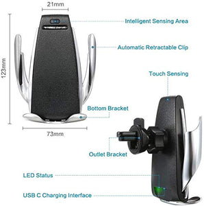 size & description of wireless mobile charger for car