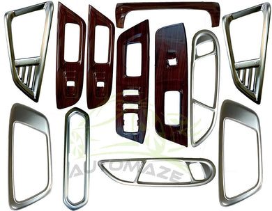 12 Pcs Wooden Interior for Ford Ecosport