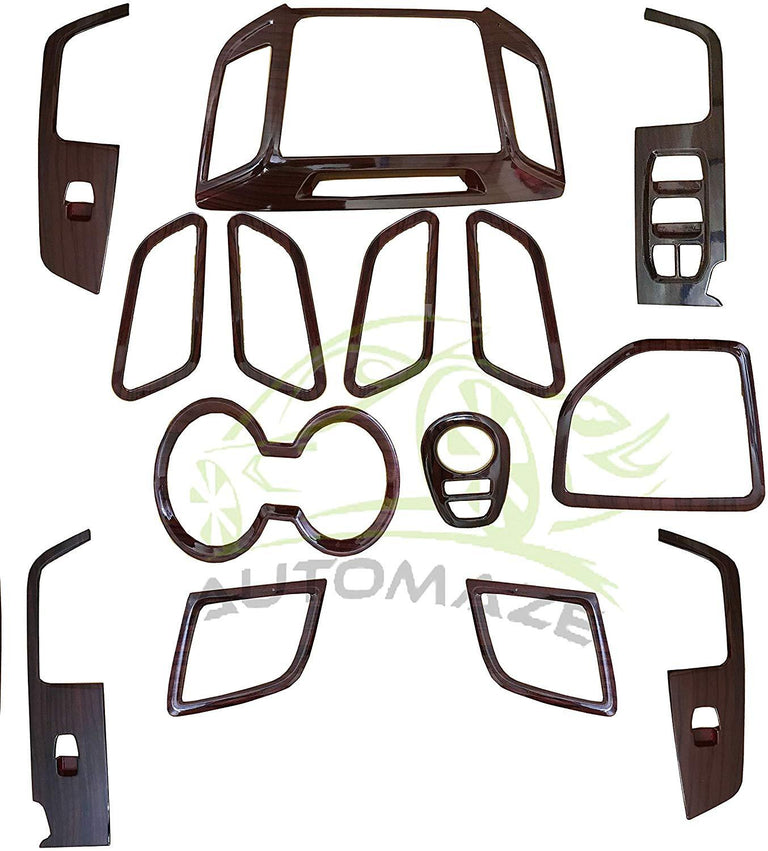 14 Pcs Wooden Interior for Hyundai creta