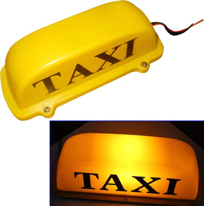Yellow taxi light for car