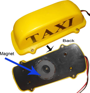 Yellow taxi light